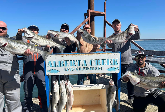Striped Bass Spawn-Lake Texoma - Lake Texoma Fishing Guides-Aaron Sharp